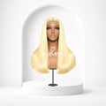300% Density Wig - ASH & KIMY BLOND / HD FRONTAL