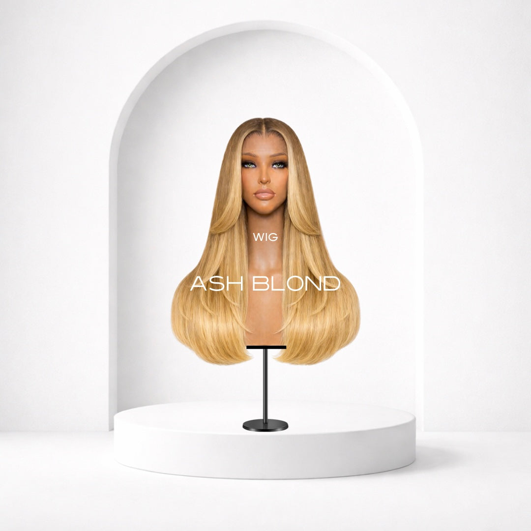 300% Density Wig - ASH & KIMY BLOND / HD FRONTAL